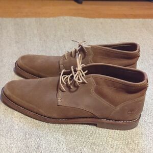 Timberland Brooklyn Park Half Cab Chukka Boots Mens Size 12 A13MK Brown Leather